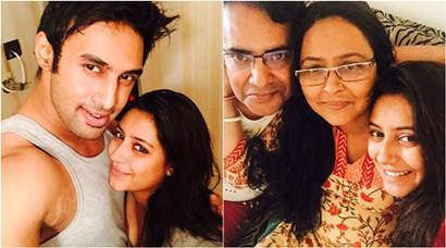 Pratyusha Banerjee's pictures from her Instagram with parents and boyfriend Rahul