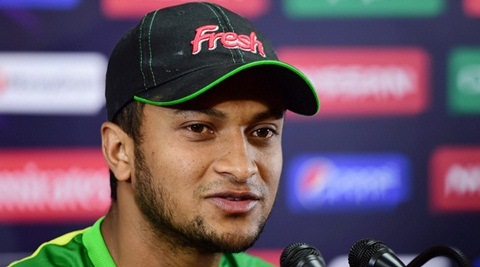 Shakib Al Hasan at press conference