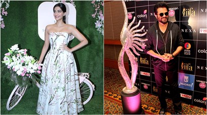 Sonam Kapoor launches her app, dad Anil busy with IIFA