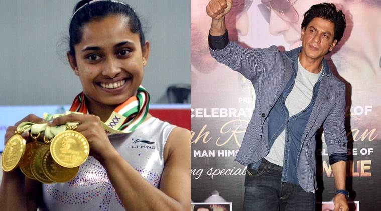 Shah Rukh Khan, srk, Dipa Karmakar, Shah Rukh Khan movies, Shah Rukh Khan upcoming movies, Shah Rukh Khan news, Dipa Karmakar news, Shah Rukh Khan Dipa Karmakar news, Entertainment news