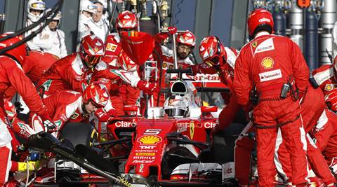 Sebastian Vettel out before the start in Bahrain Formula One  Grand Prix