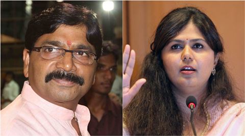 Maharashtra, maharashtra ministers, maharashtra ministers conflict of interest, maharashtra ministers private firms, private company maharashtra minsiters, pankaja munde, Ravindra Waikar, Maharashtra BJP ministers, PWD Minister Chandrakant Patil, Chandrakant Patil BJP, mumbai news, maharashtra news, india news