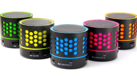 Zebronics DOT speaker launched in five neon colour variants at Rs 777