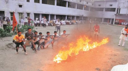 Ayodhya: Bajrang Dal leader arrested over holding weapons training camp