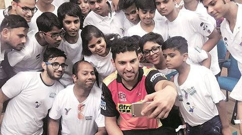17 Cancer Survivor Kids Meet Yuvraj: ‘As cancer survivor  and cricketer, Yuvraj sir has inspired me’