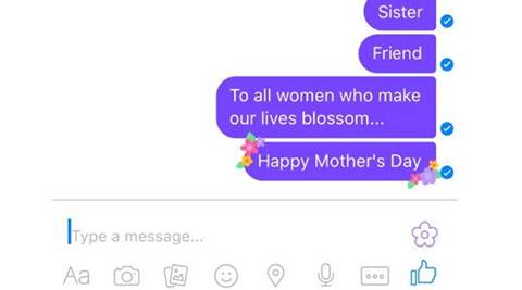 Mother’s Day: Send flowers to your mom via Facebook Messenger
