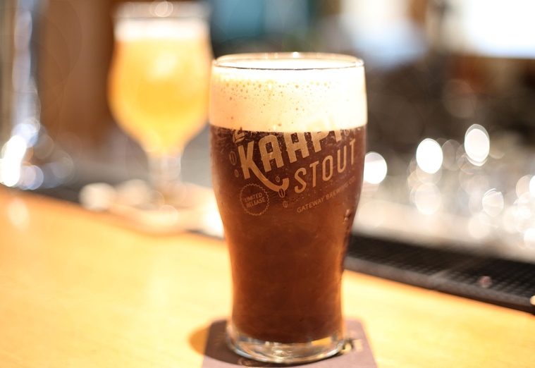 Gateway Brewing's Kaapi Stout is always sold out, but there's always White Zen.