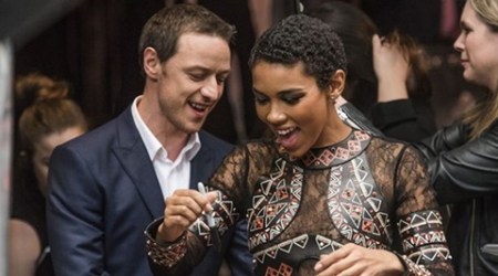 James McAvoy close to Alexandra Shipp?