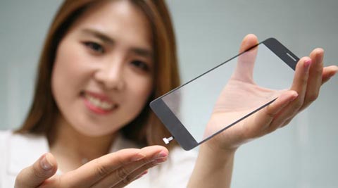 LG unveils fingerprint sensor under smartphone display, no button needed