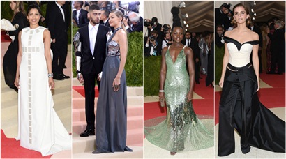 Freida, Zayn Malik, Gigi Hadid, Emma Watson, Lupita Nyong'o at MET Gala 2016 - The Indian Express