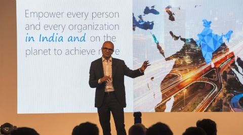 Microsoft wants to be the platform for creators in India: Satya Nadella