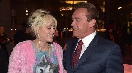 Arnold Schwarzenegger, Miley Cyrus reunite after she broke up with his son