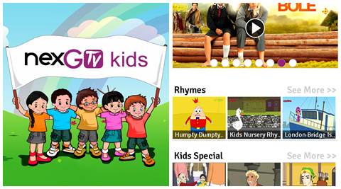 nexGTv Kids app launched with nursery rhymes, Akbar Birbal stories and more