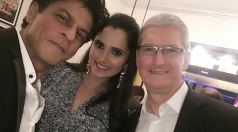 Sania Mirza meets Apple CEO Tim Cook, thanks Shah Rukh Khan  for being a ‘good host’