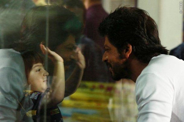 Photos Shah Rukh Khan Son Abram In Attendance As Kkr Rise To Top Of