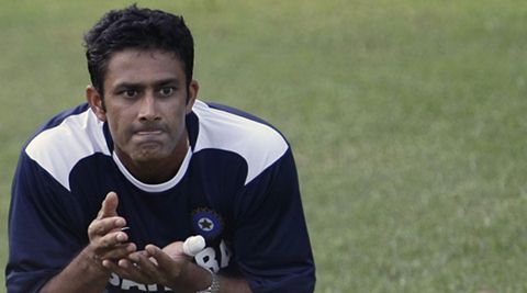 Kumble throws hat in the ring for coach job