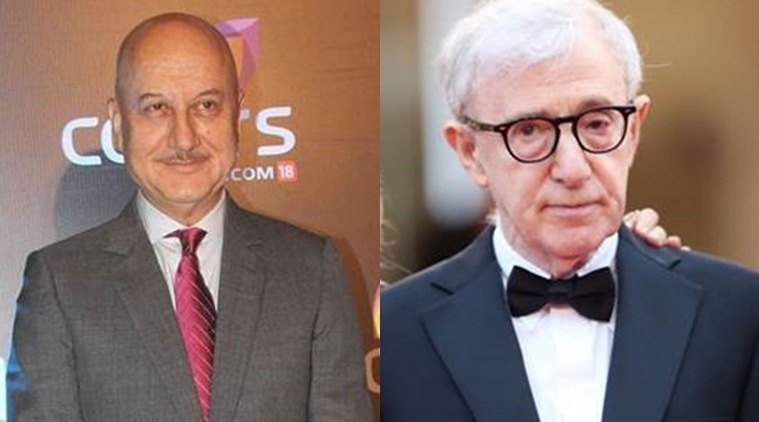 Anupam kher, Woody allen, woody allen concert, woody allen jazz concert, Anupam kher twitter, Anupam kher news, woody allen news, Entertainment news