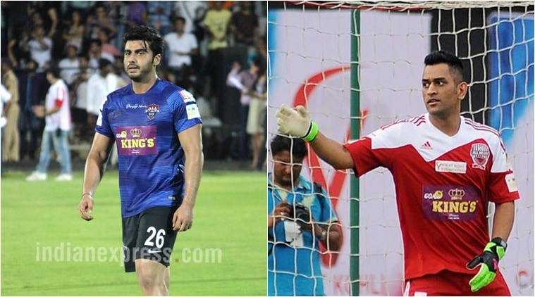 Arjun Kapoor, M.S. Dhoni, Celebrity classico, Celebrity classico 2016, Arjun kapoor news, Arjun kapoor fanboy, M.S. Dhoni fan, M.S. Dhoni news, Entertainment news