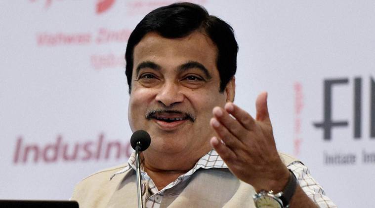 Image result for highways minister Nitin Gadkari