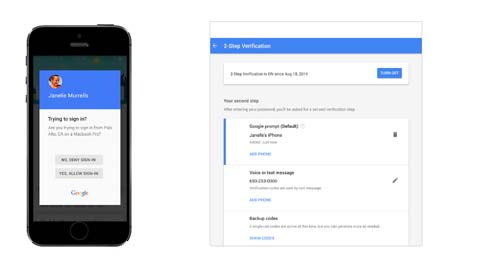 Google Prompt wants to make two-step verification process much easier