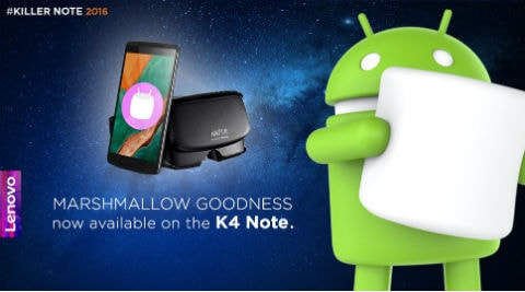 Lenovo K4 Note starts receiving Android Marshmallow update