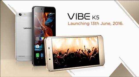 Lenovo Vibe K5 India launch confirmed for June 13