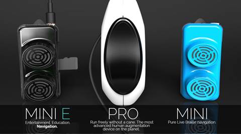 Live Braille: A wearable travel aid device for the visually challenged