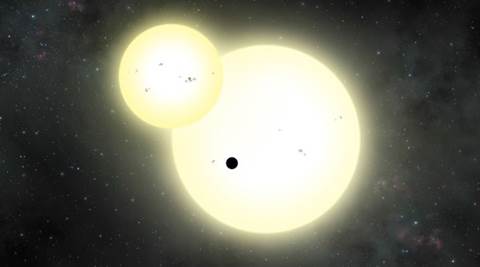 NASA Kepler discovers a planet with two suns