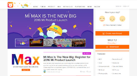 Xiaomi unveils Mi Community in India ahead of Mi Max launch