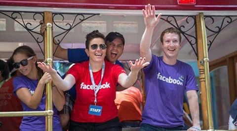 Facebook CEO Mark Zuckerberg celebrates LGBT Pride