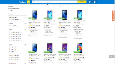 Flipkart offers big discounts on Samsung Galaxy J5 (2016) and On7