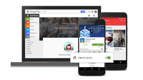 Google Play Family Library goes live
