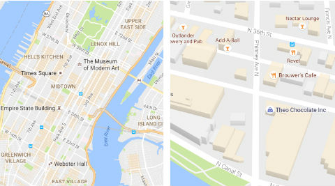 Google Maps updated for a cleaner look