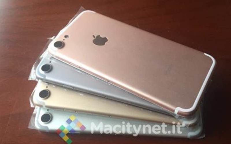 Apple iPhone 7 leaked images reveals it will come in four standard colour options (Source: Macitynet)