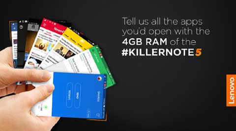 Lenovo Vibe K5 Note to feature 4GB RAM, launch on August 1