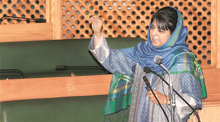 mehbooba mufti, mufti, kashmir chief minister, kashmir, srinagar, kashmir unrest, burhan wani, kashmir news, india news