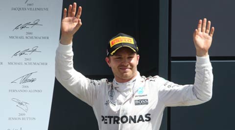 Nico Rosberg has lead slashed to one point after penalty