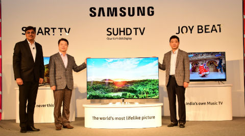 Samsung launches 44 new TV models in India