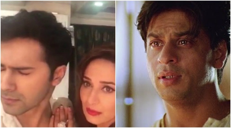Shah Rukh Khan, devdas, Madhuri Dixit, Madhuri Dixit dubsmash, Madhuri Dixit Varun Dhawan