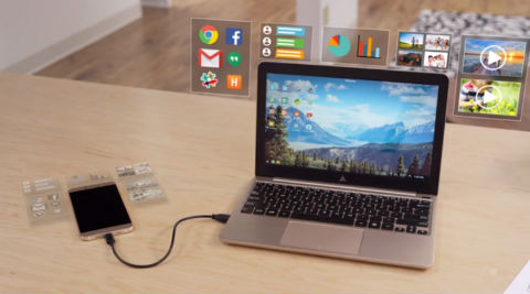 Superbook: A case that turns your Android smartphone into a laptop