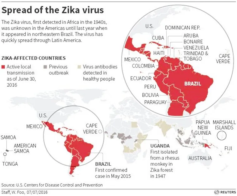 UPDATE Spread of the Zika virus EPS C