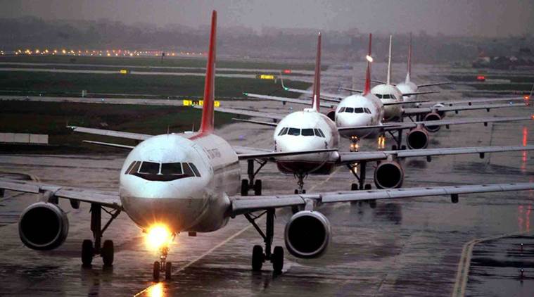 Mumbai airport runways. Image: The Indian Express