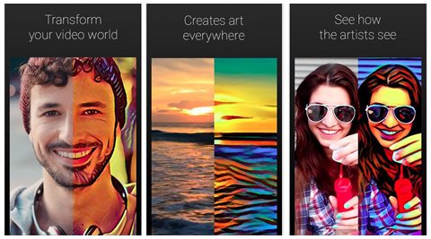 Artisto is an Android, iOS app to convert your videos into art