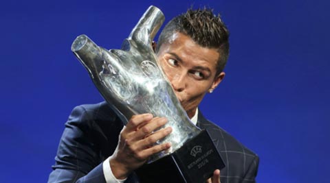 Cristiano Ronaldo crowned UEFA Best Player in Europe