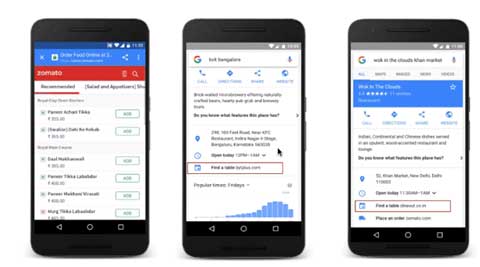 Google Search will now let you order food from Zomato, Swiggy