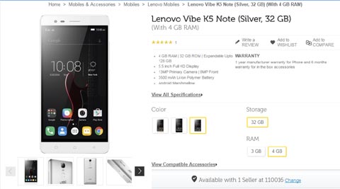 Lenovo Vibe K5 Note on open sale: Top offers, deals and everything else you need to know