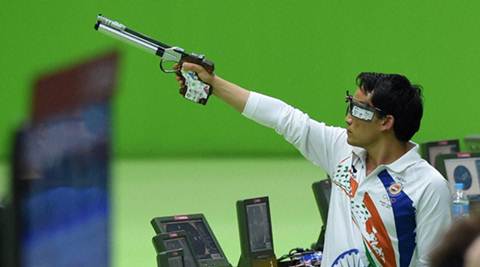 Live India Shooting, Jitu Rai, Prakash Nanjappa, Rio 2016 Olympics: Jitu Rai posts 95 in the second series - The Indian Express