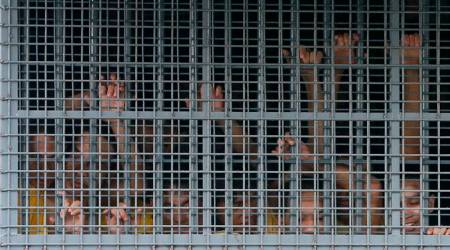 Alleging slave-like treatment, 50 foreign inmates go on hunger strike