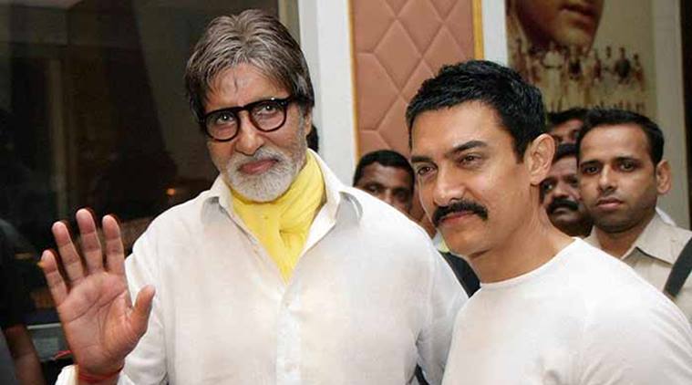 Aamir Khan, Amitabh Bachchan, Aamir Khan Amitabh Bachchan, Aamir Big B, Thugs of Hindostan, Aamir Khan Thugs of hindostan, Amitabh Bachchan Thugs of Hindostan, Aamir Amitabh, Aamir, Amitabh, Big B, Entertainment, indian express, indian express news