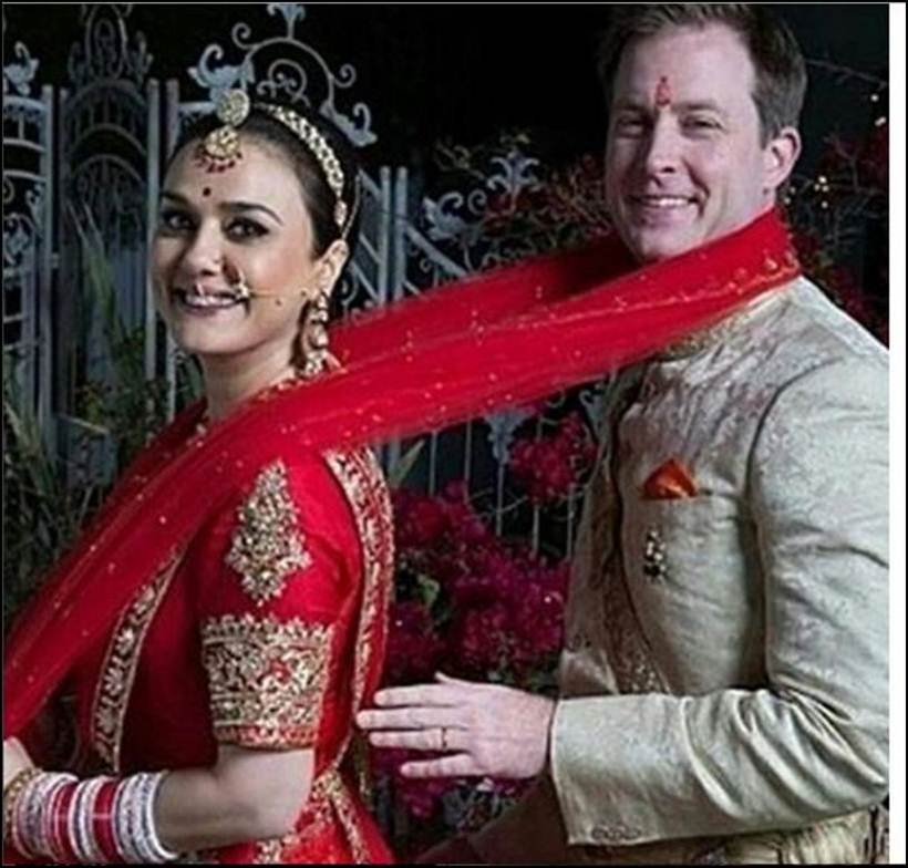 Image result for Preity Zinta, Gene Goodenough's Wedding Pictures